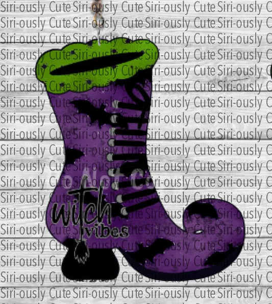 Witch Boot - Dots Vibes Sublimation Transfer