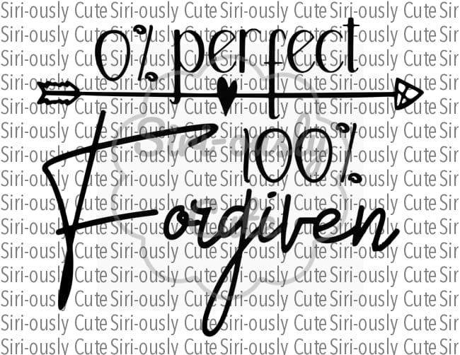 0% Perfect, 100% Forgiven - Siri-ously Cute Subs