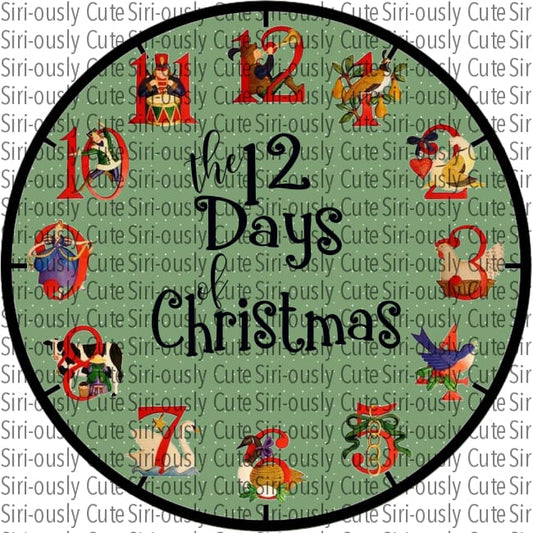 12 Days Of Christmas - Clock