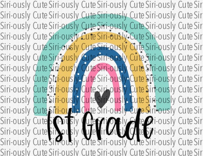 1st Grade Rainbow - Siri-ously Cute Subs