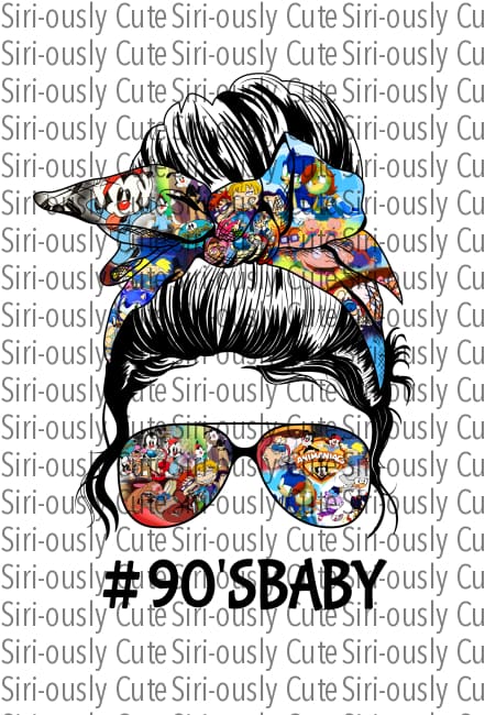 90S Baby - Messy Bun