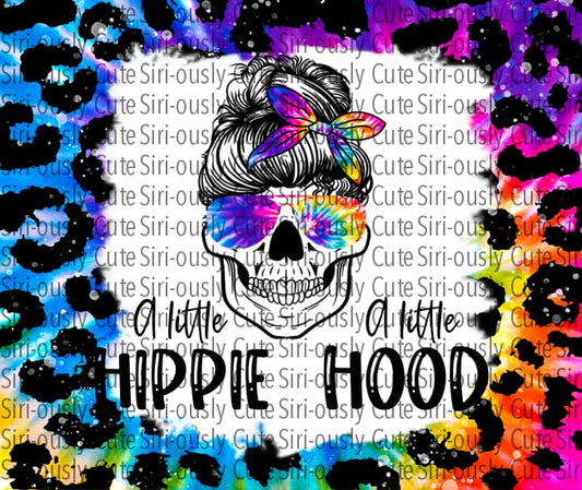 A Little Hippie Hood Rainbow Messy Bun Straight Tumbler