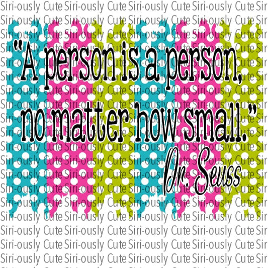 A Person Is - Brushstroke Polka Dots