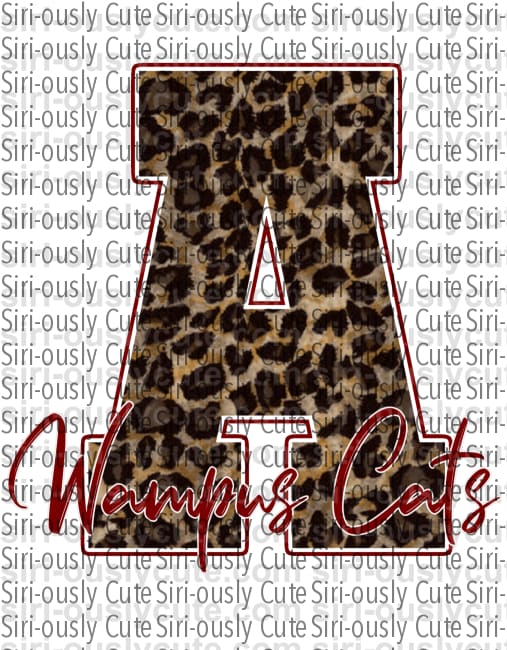 A Wampus Cats - Leopard - Siri-ously Cute Subs