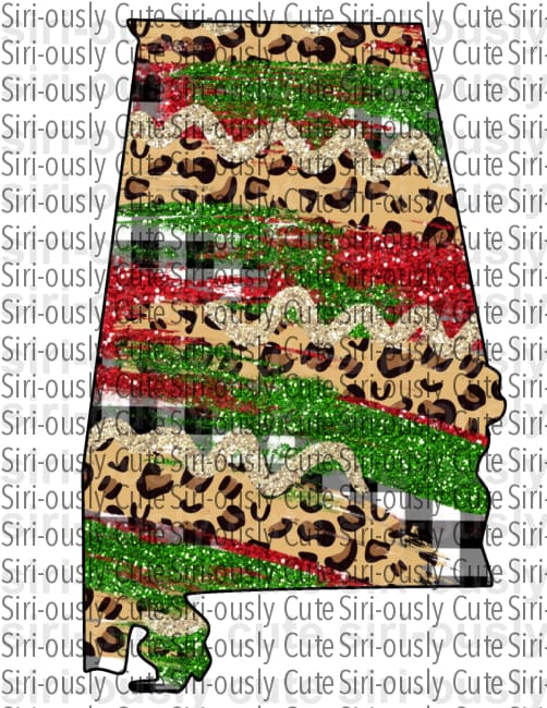 Alabama - Leopard and Christmas - Siri-ously Cute Subs