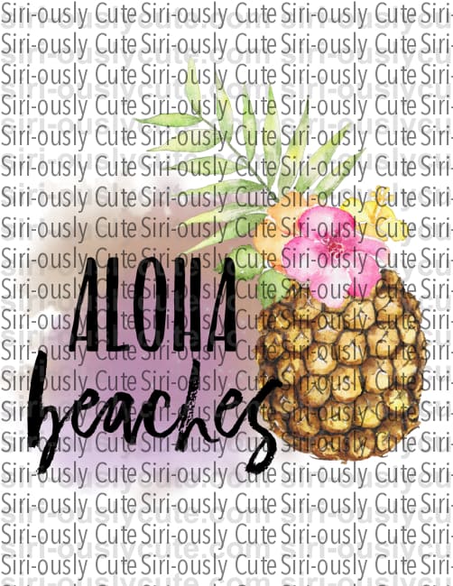 Aloha Beaches 1 - Siri-ously Cute Subs