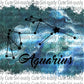 Aquarius - Distressed Edges