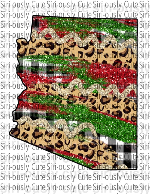 Arizona - Leopard and Christmas - Siri-ously Cute Subs