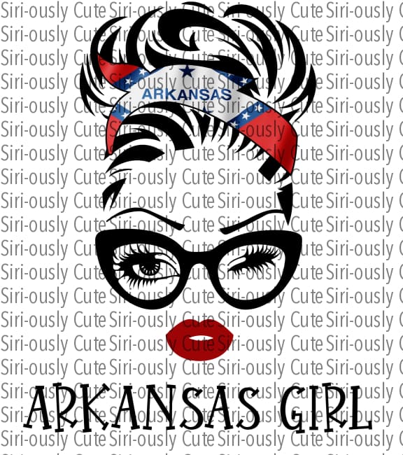 Arkansas Girl - Winking Messy Bun