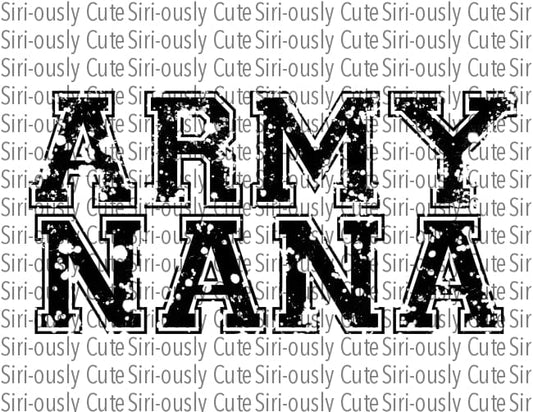 Army Nana - Distressed