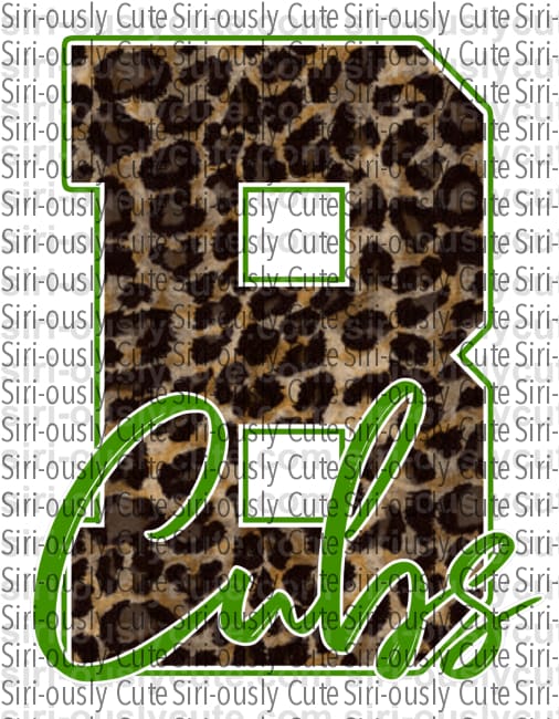 B Cubs - Leopard - Siri-ously Cute Subs