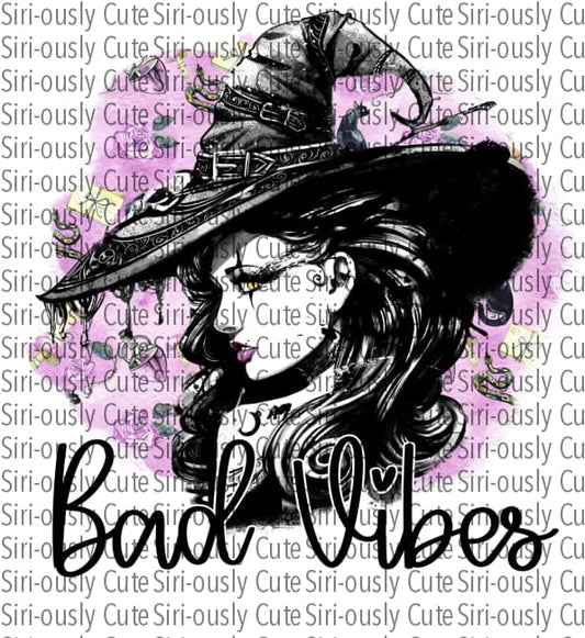 Bad Vibes - Witch With Black Hat