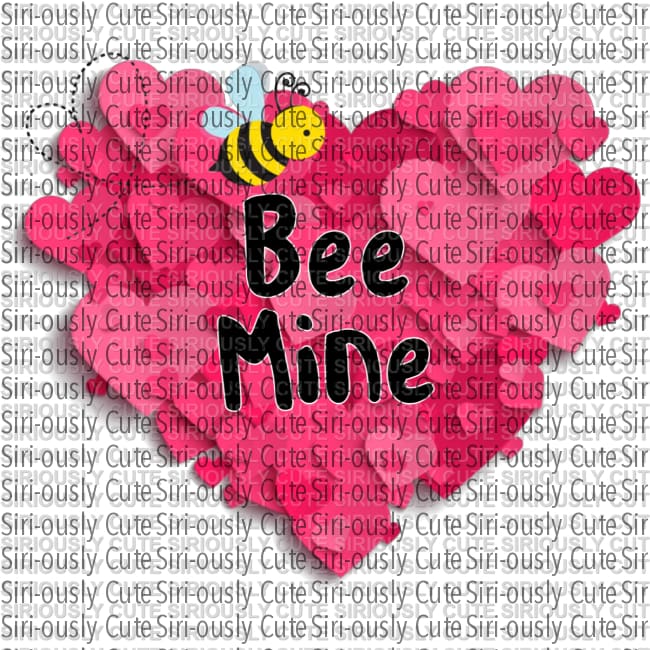 Bee Mine - Pink Heart - Siri-ously Cute Subs