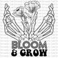 Bloom And Grow - Screen Print