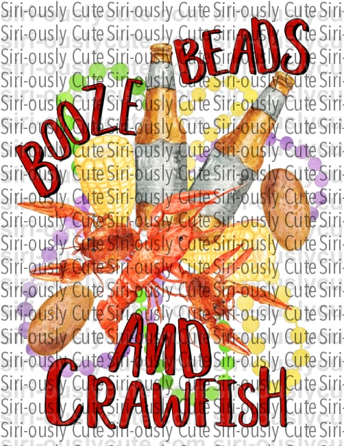 Booze Beads and Crawfish - Siri-ously Cute Subs