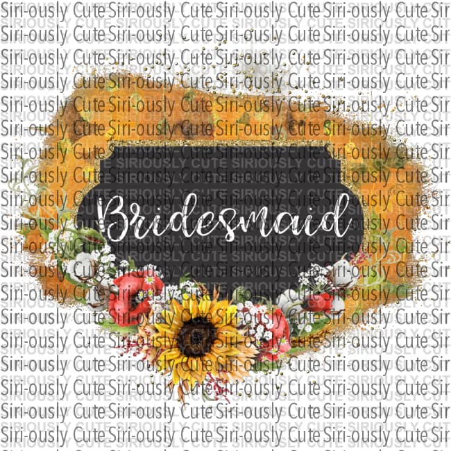 Bridesmaid - Sunflower Border