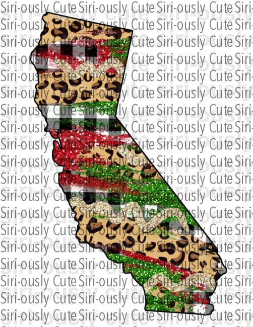 California - Leopard and Christmas - Siri-ously Cute Subs