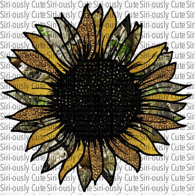 Camoflage Sunflower - Siri-ously Cute Subs
