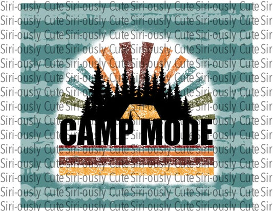 Camp Mode - Sunburst Straight Tumbler