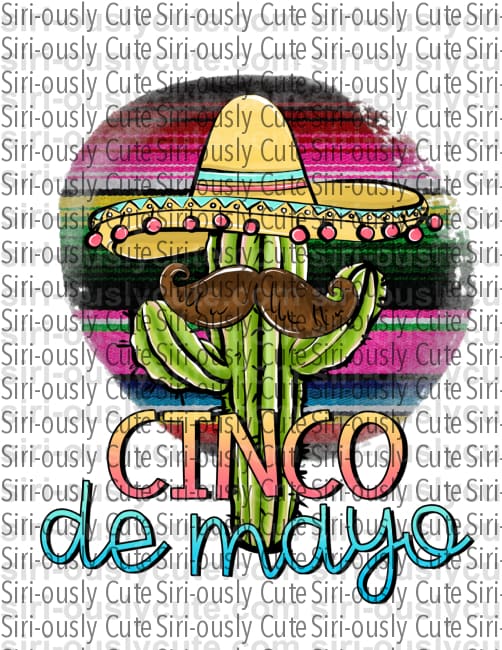 Cinco De Mayo Cactus - Siri-ously Cute Subs