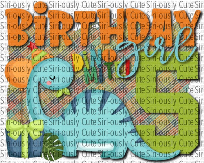 Dinosaur Birthday Girl 5