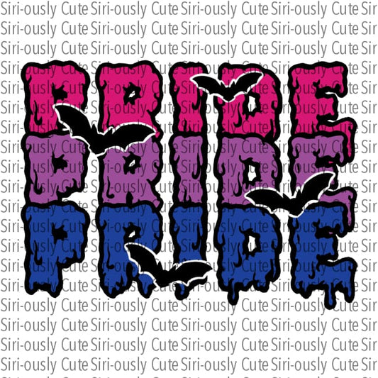 Drippy Letters Pride - Bisexual