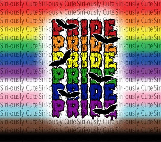Drippy Letters - Pride Straight Tumbler