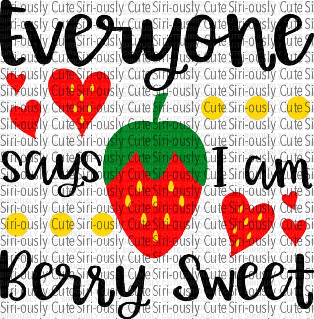 Everyone Says I Am Berry Sweet - Siri-ously Cute Subs