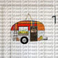 Fall Camper With Orange Plaid Top