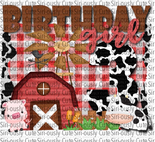 Farm Birthday Girl 3