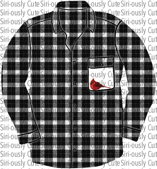 Flannel With Cardinal Pocket