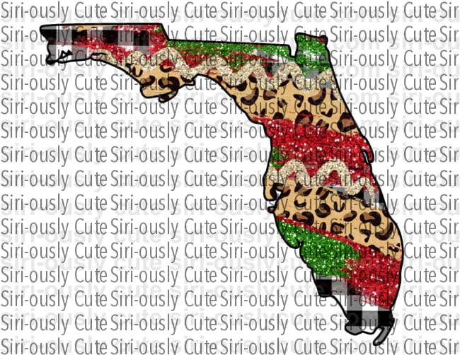 Florida - Leopard and Christmas - Siri-ously Cute Subs