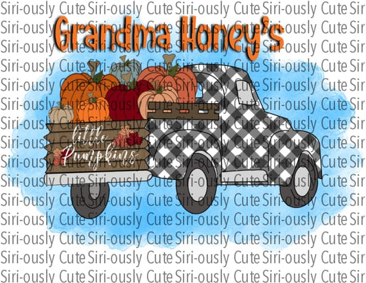 Grandma Honeys Little Pumpkins - Plaid Truck
