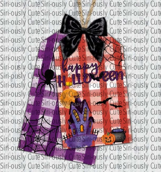 Happy Halloween - Matching Spider Red And Purple Tags