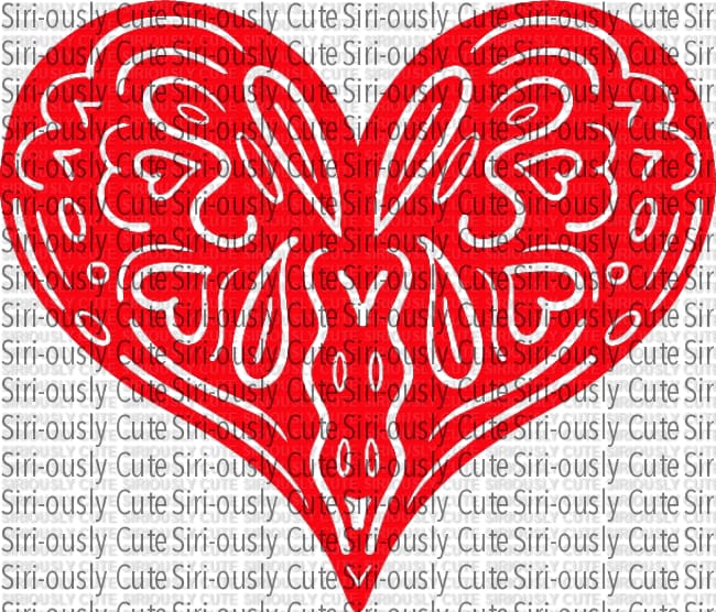 Heart - Heart Pattern - Siri-ously Cute Subs