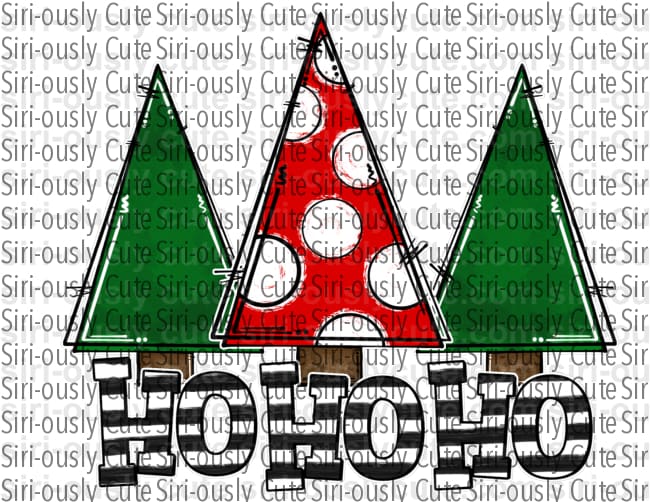 Ho Ho Ho - Christmas Tree Trio - Siri-ously Cute Subs