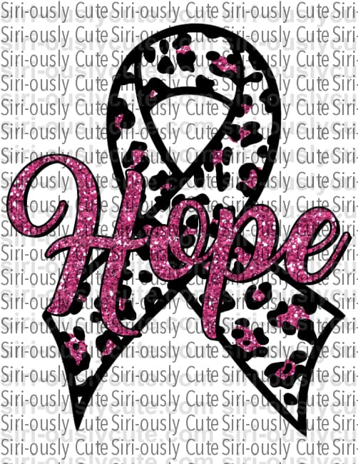 Hope Ribbon - Pink - Siri-ously Cute Subs