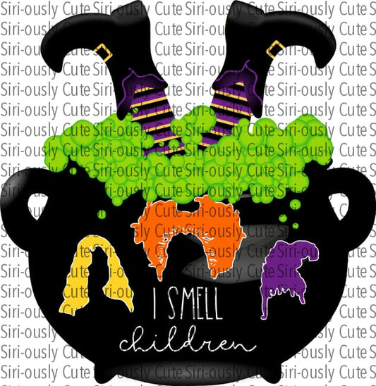 I Smell Children - Witch Feet Cauldron