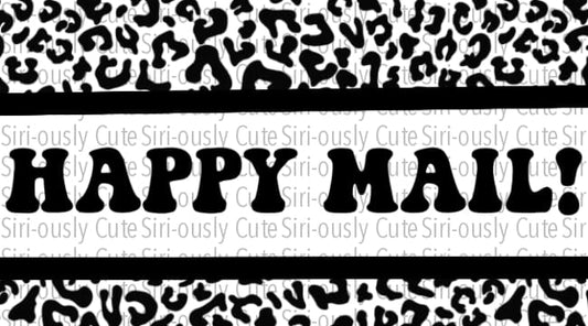 Leopard - Happy Mail Packaging Stickers