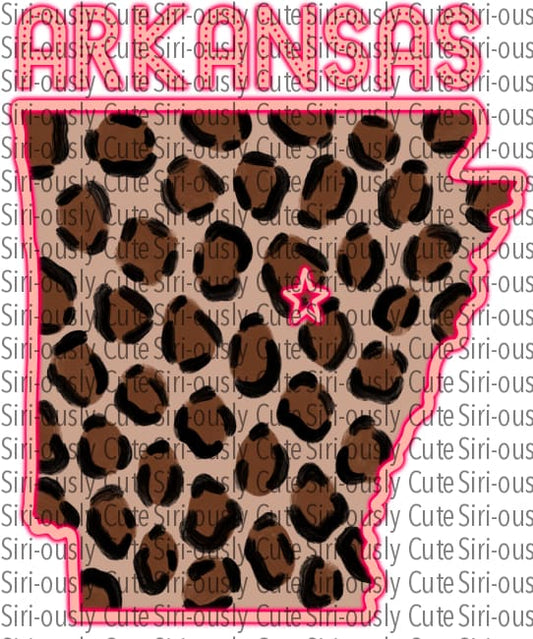 Leopard With Neon Pink - Arkansas