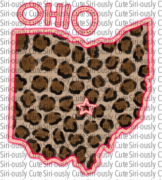 Leopard With Neon Pink - Ohio