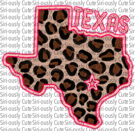 Leopard With Neon Pink - Texas