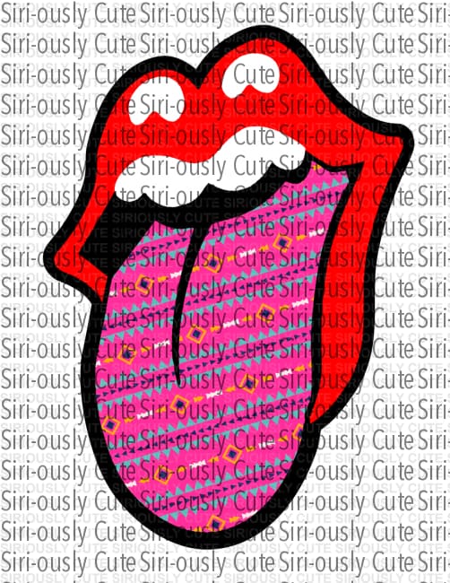 Lips - Pink Pattern - Siri-ously Cute Subs