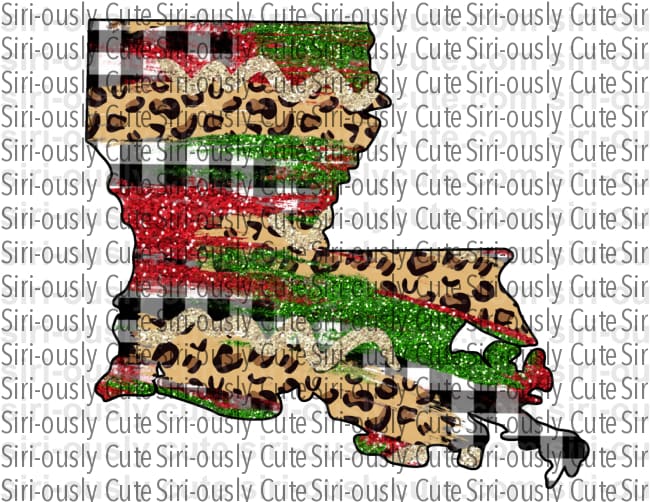 Louisiana - Leopard and Christmas - Siri-ously Cute Subs