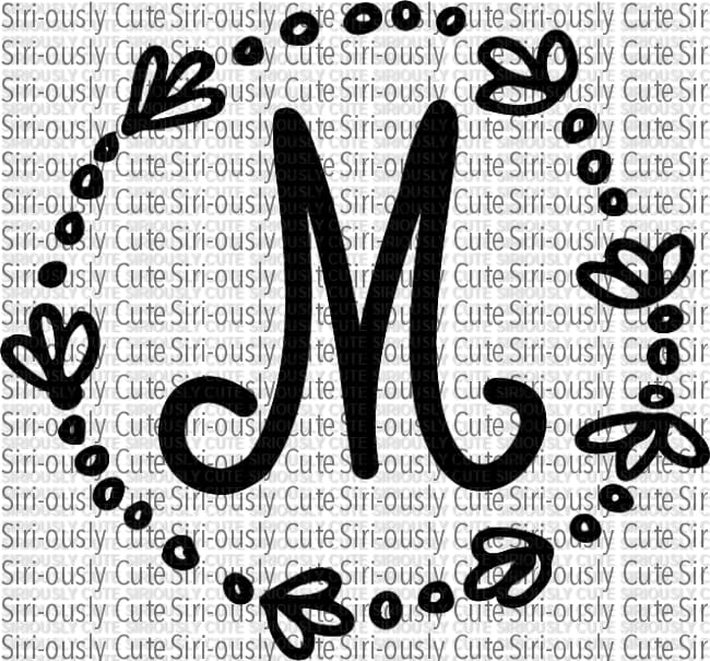 M - Monogram 1