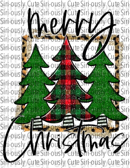 Merry Christmas - Tree Trio 3 - Siri-ously Cute Subs
