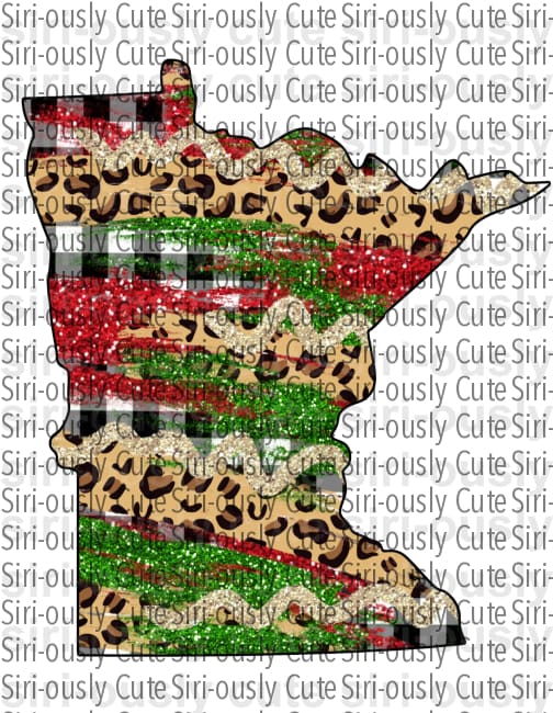Minnesota - Leopard and Christmas - Siri-ously Cute Subs