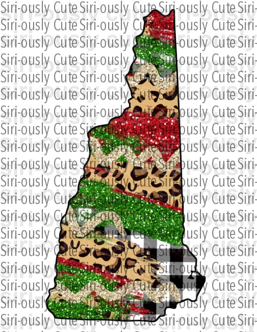 New Hampshire - Leopard and Christmas - Siri-ously Cute Subs