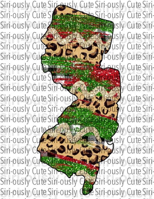 New Jersey - Leopard and Christmas - Siri-ously Cute Subs