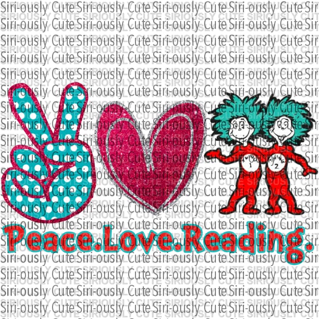 Peace Love Reading 3